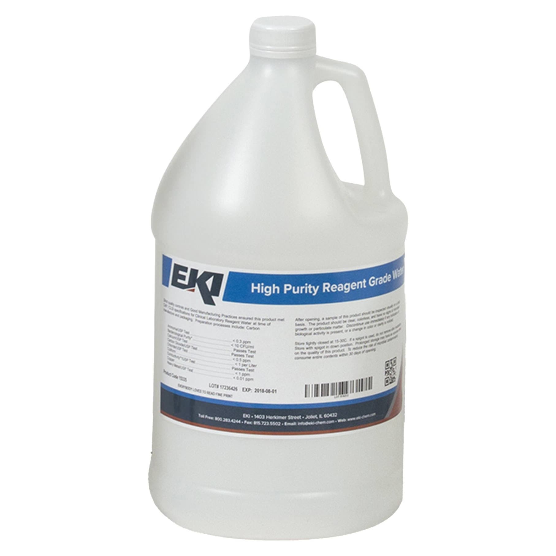 EK Industries Inc Chemistry Reagent Deionized Water 100% Liquid - Image 4