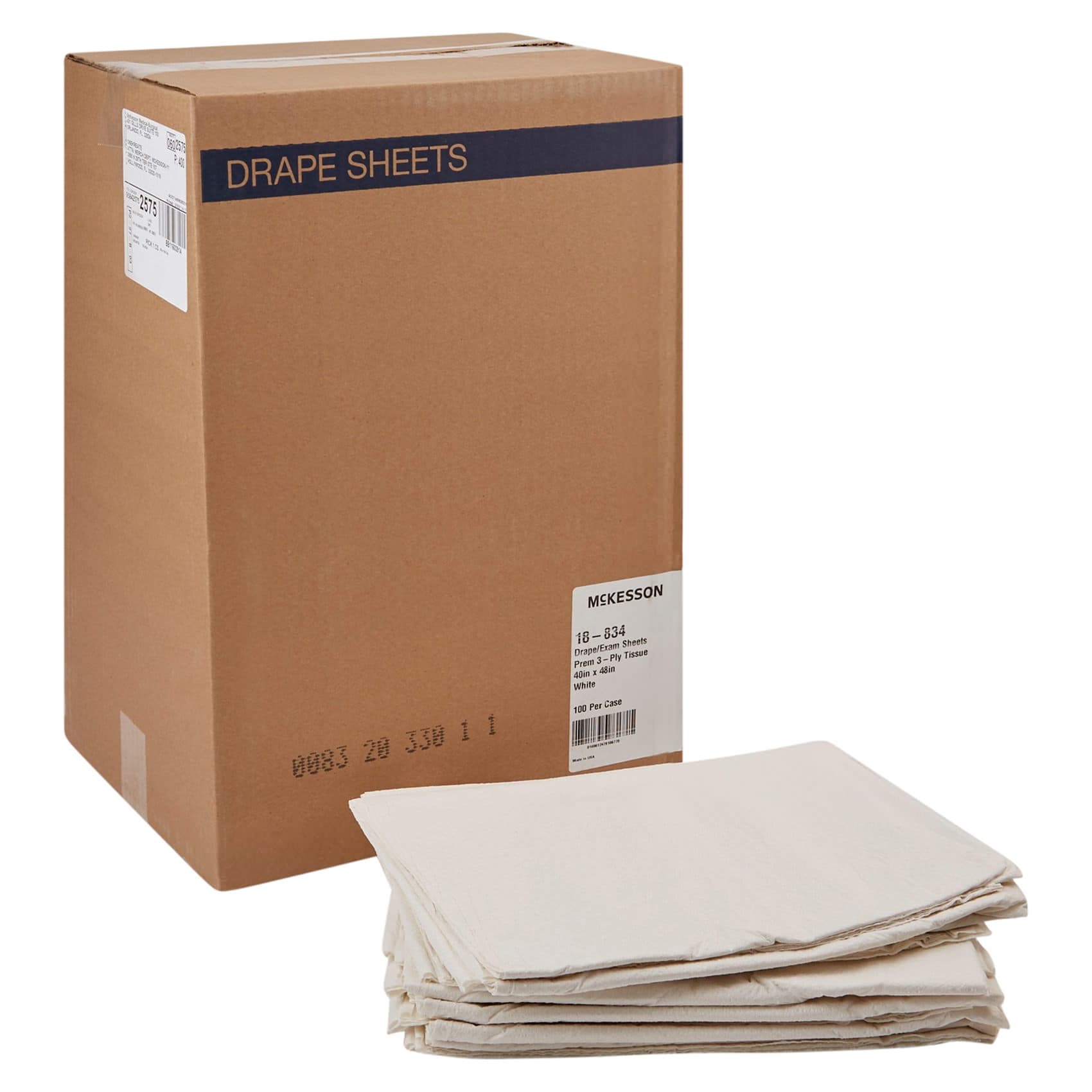 McKesson General Purpose Physical Exam Drape 3-Ply - Image 1