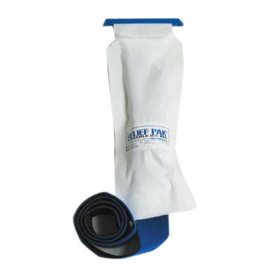 Relief Pak Insulated Ice Bag, Hook and Loop band, Small, 5 x 13 Inch - Image 1