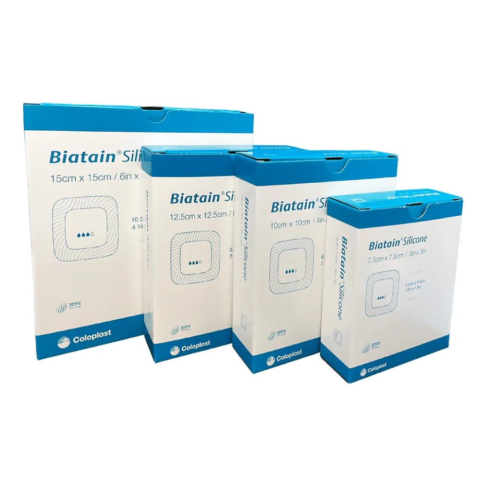 Biatain Silicone Foam Dressing with Silicone Adhesive Border - Image 1