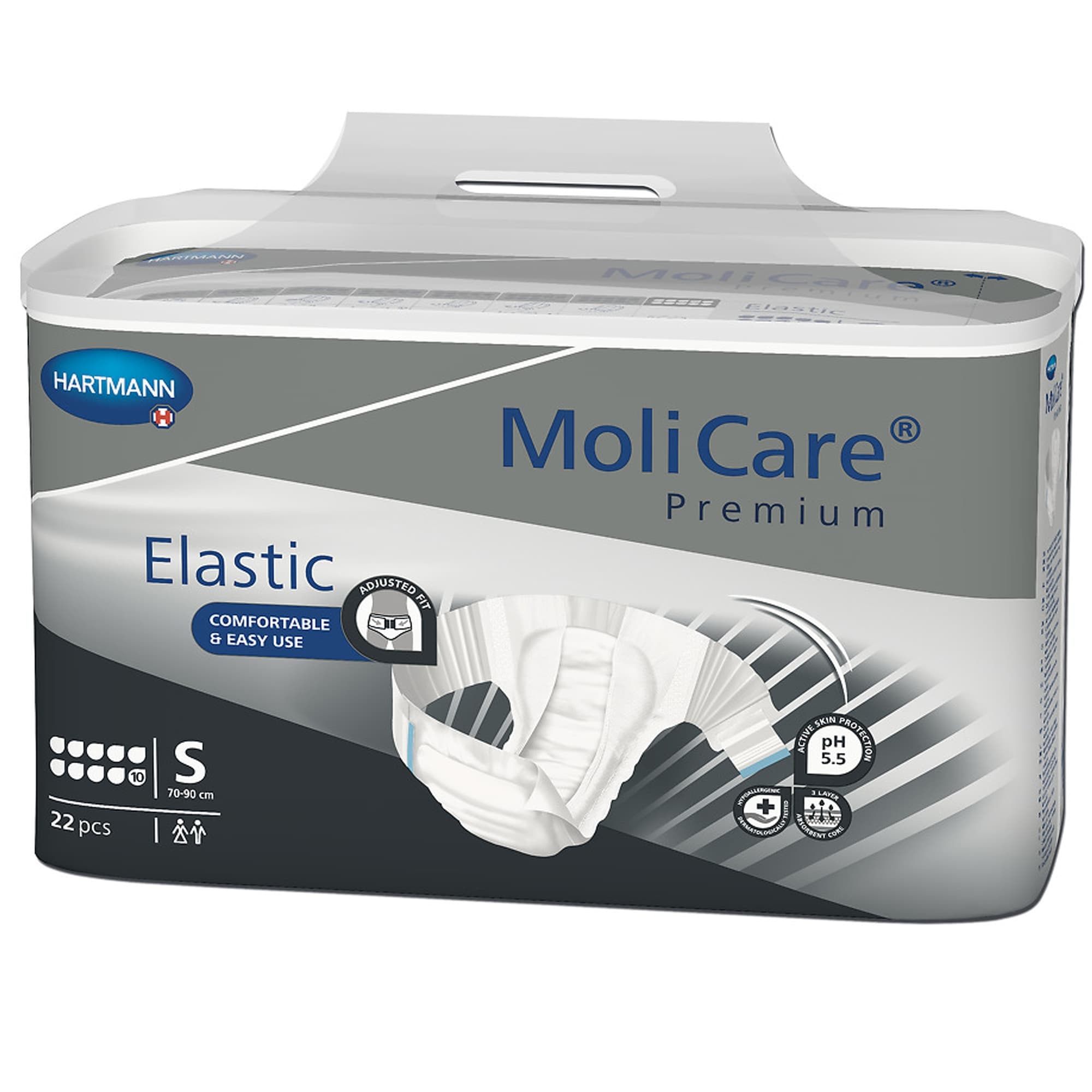 MoliCare Premium Elastic 10D Incontinence Briefs