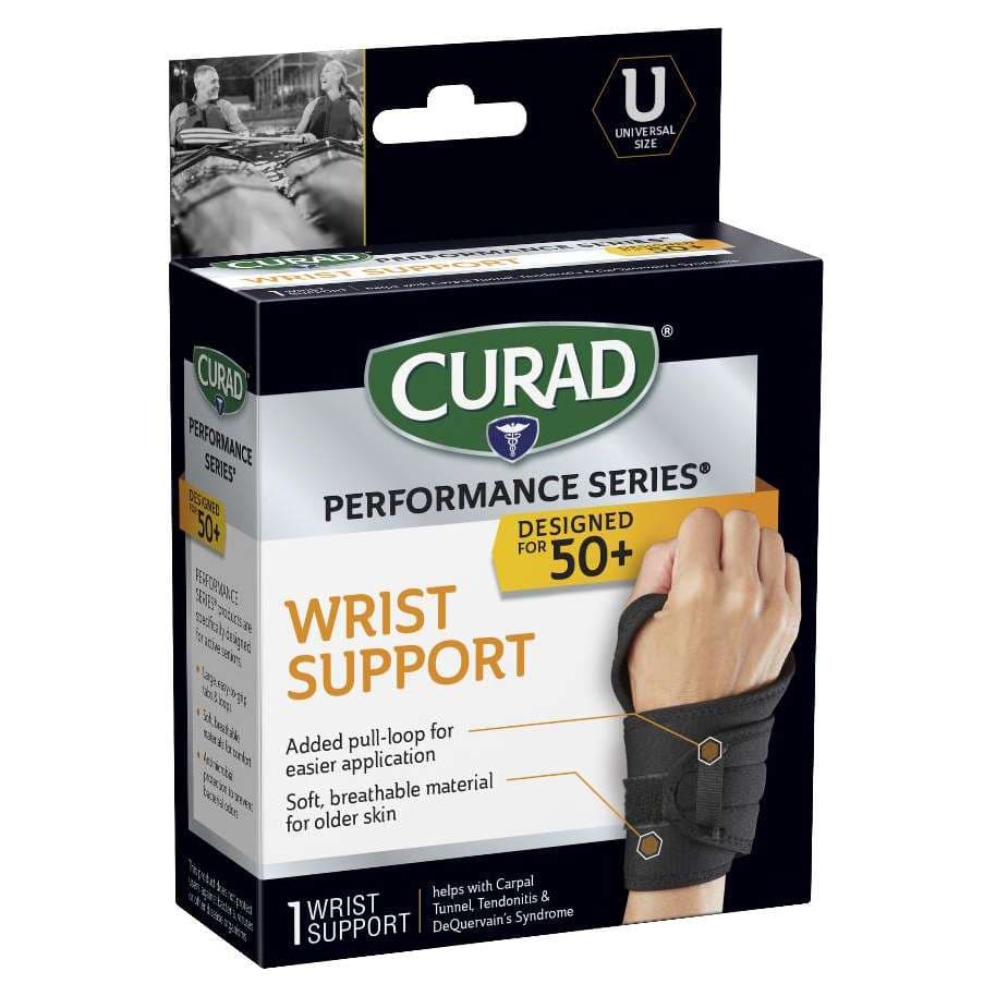 Curad Universal Wraparound Wrist Support with Microban - Case of 4 - Image 1
