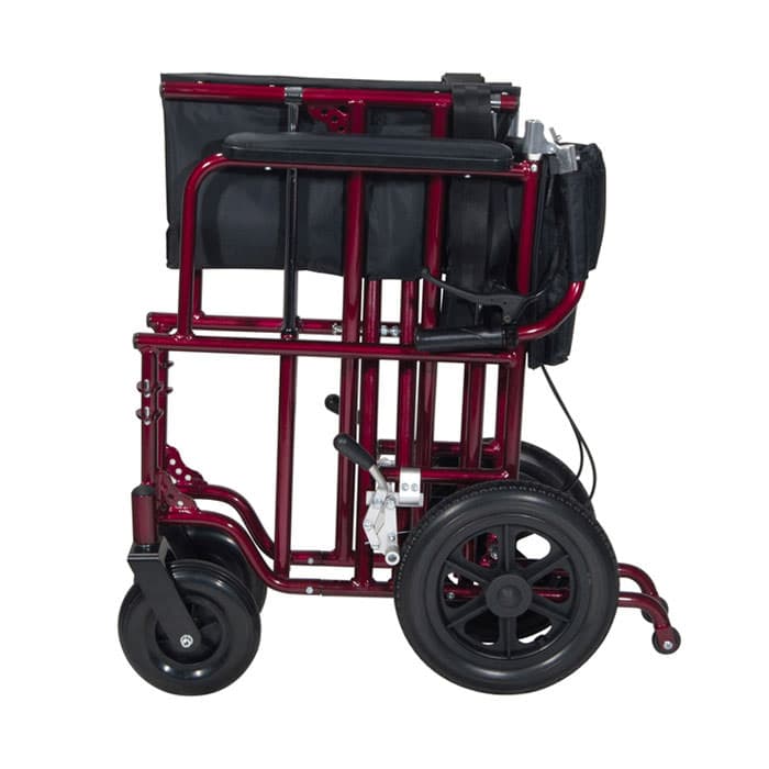 Drive Medical bariatric aluminum transport wheelchair - Image 3